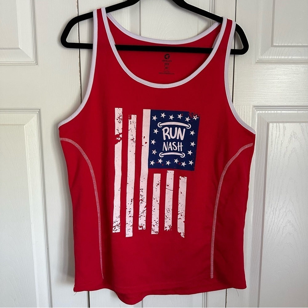 2019 Music City Run Nash July 4th Annual 5K/10K Run/Walk Event Tank M Nashville